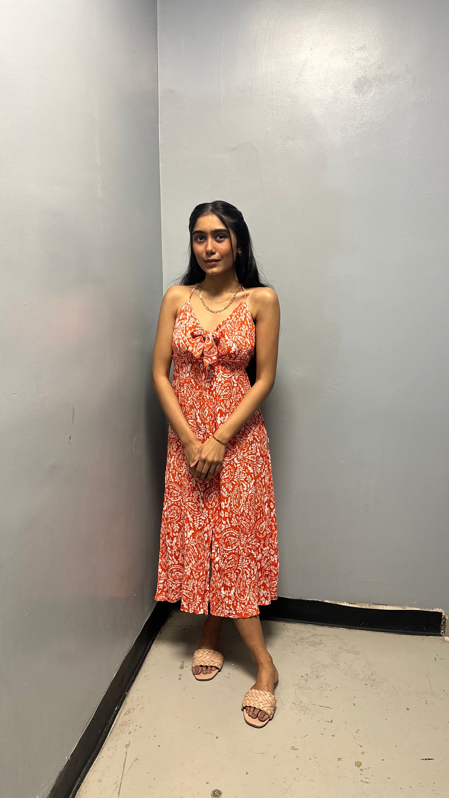 Melange Midi Dress
