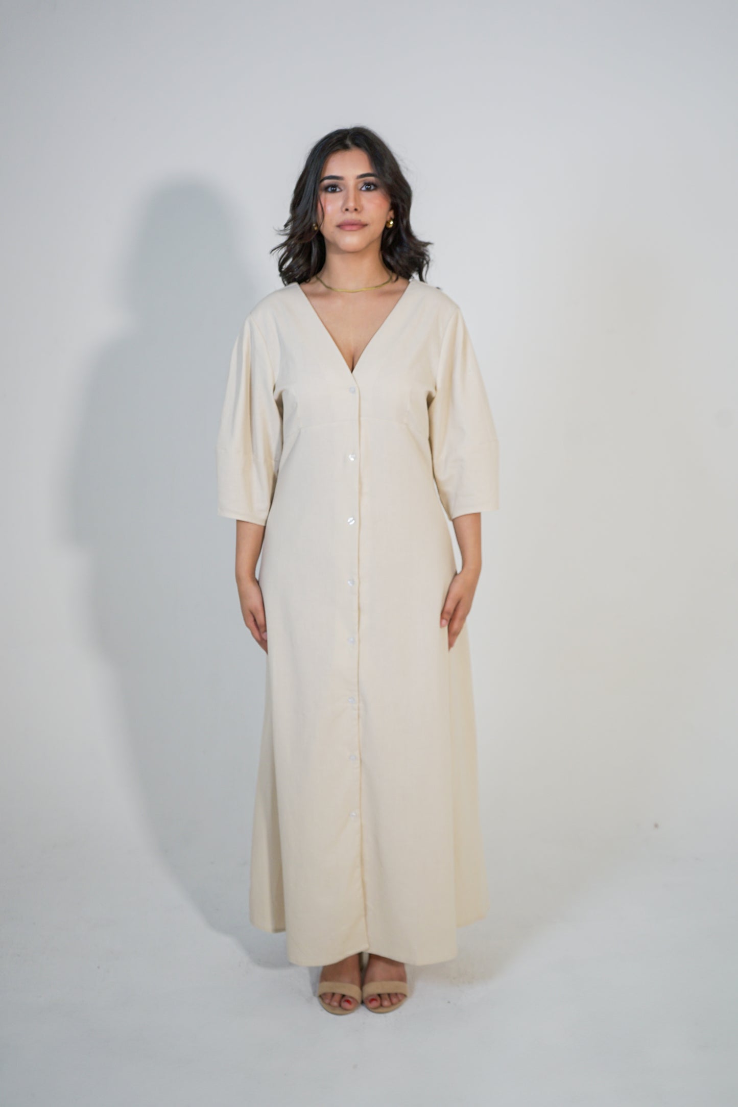 The Gracia Linen Dress
