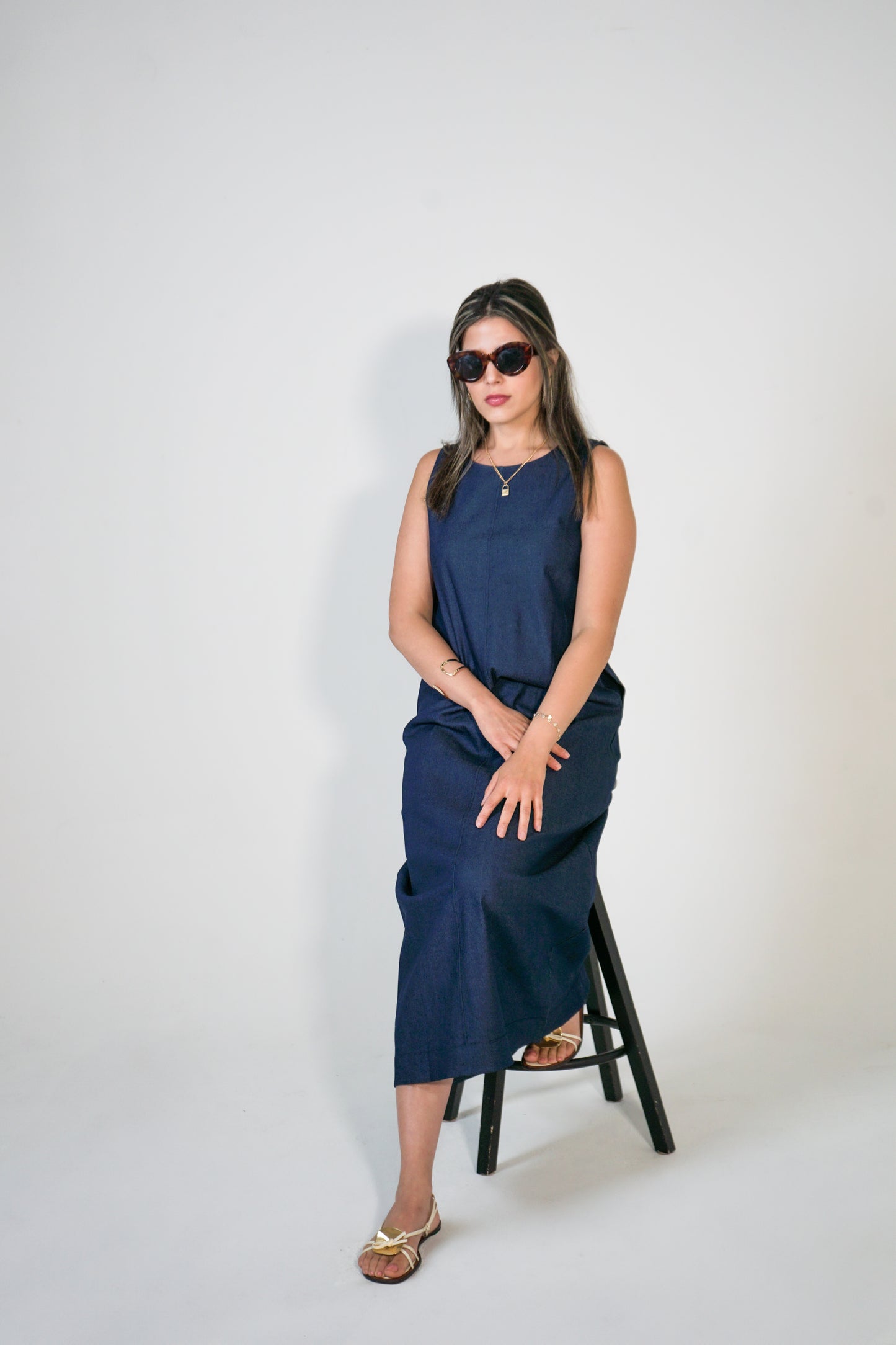 The Haven Blue Denim Dress