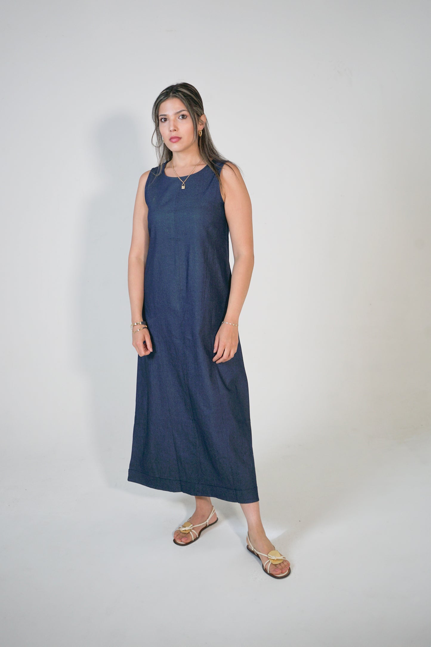The Haven Blue Denim Dress