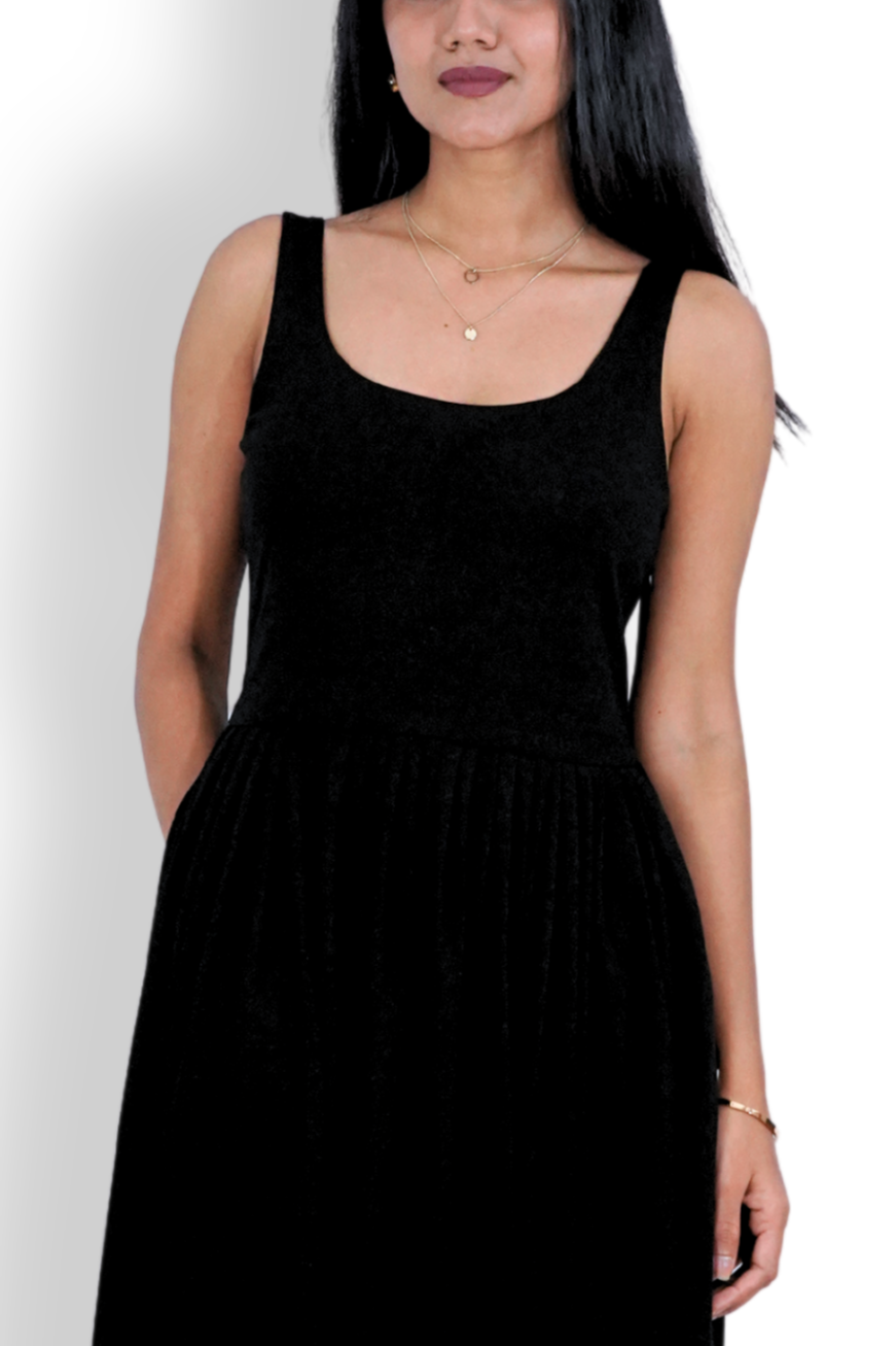 Black Midi Dress