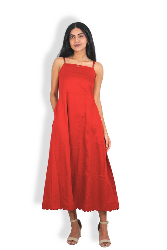 Red Valentine dress