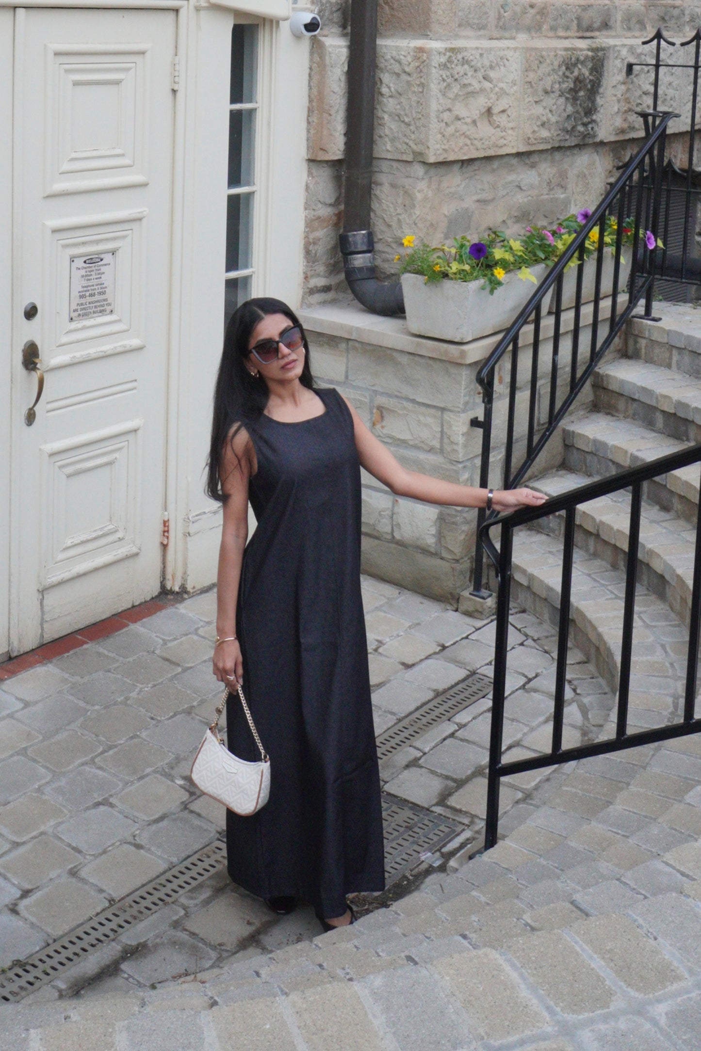 The Haven Black Denim Dress