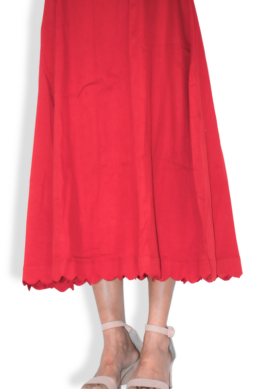 Red Valentine dress