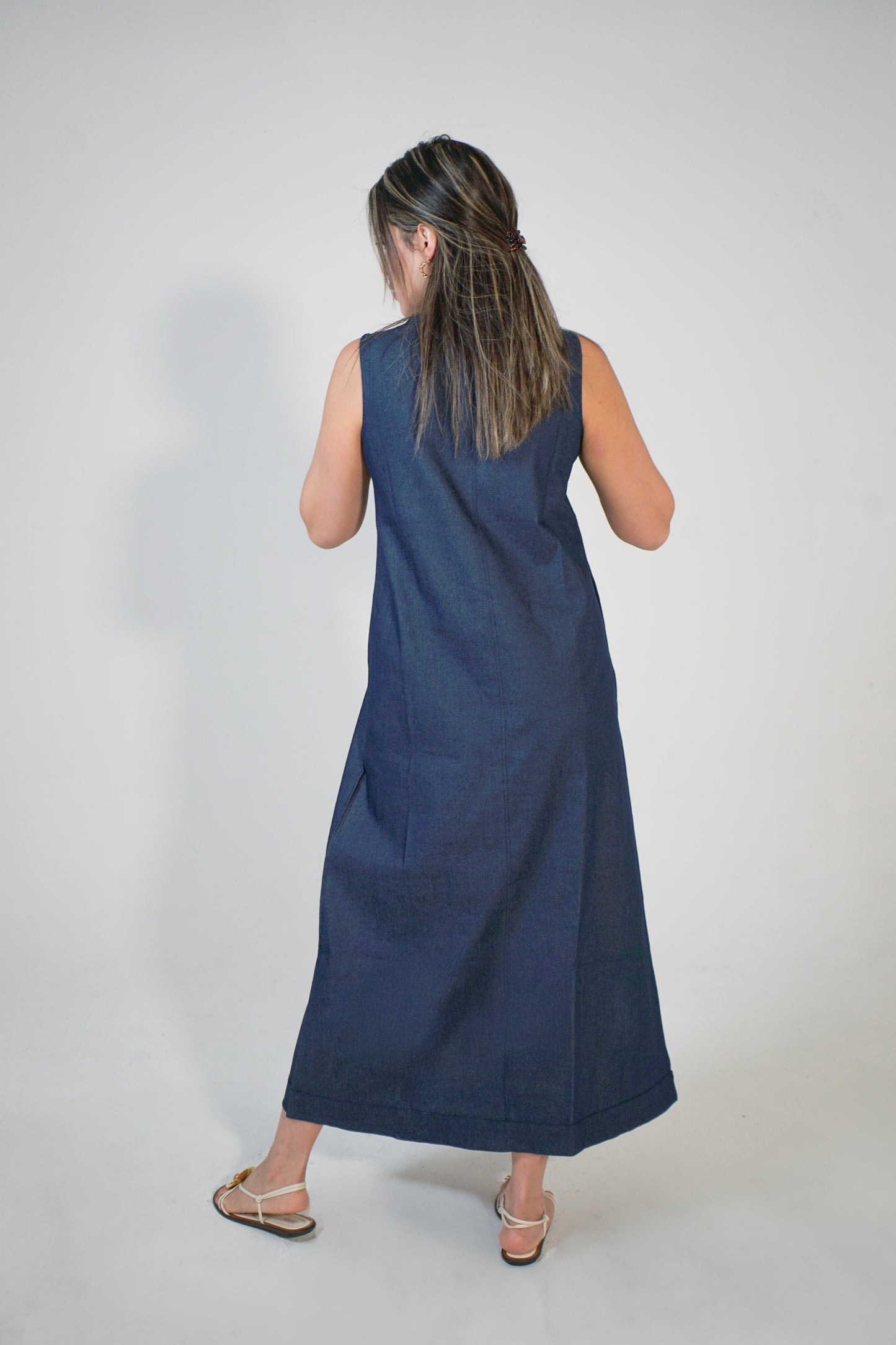 The Haven Blue Denim Dress