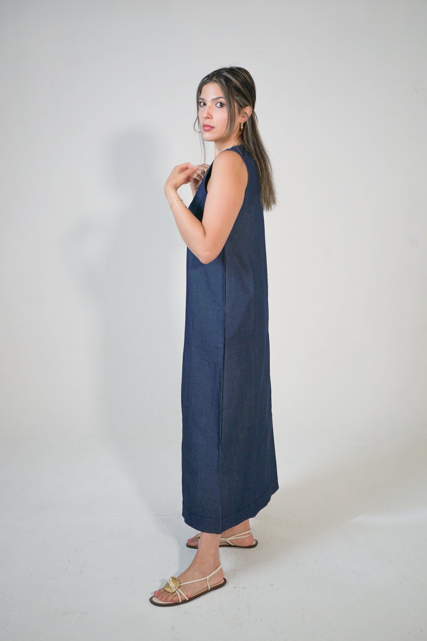 The Haven Blue Denim Dress