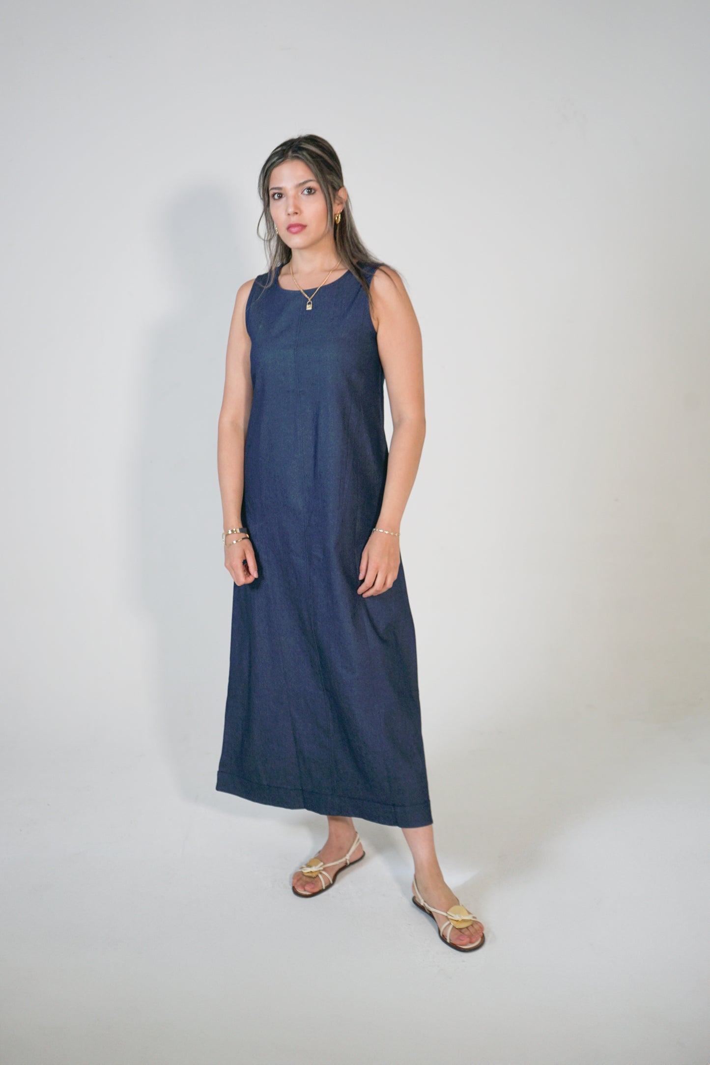 The Haven Blue Denim Dress