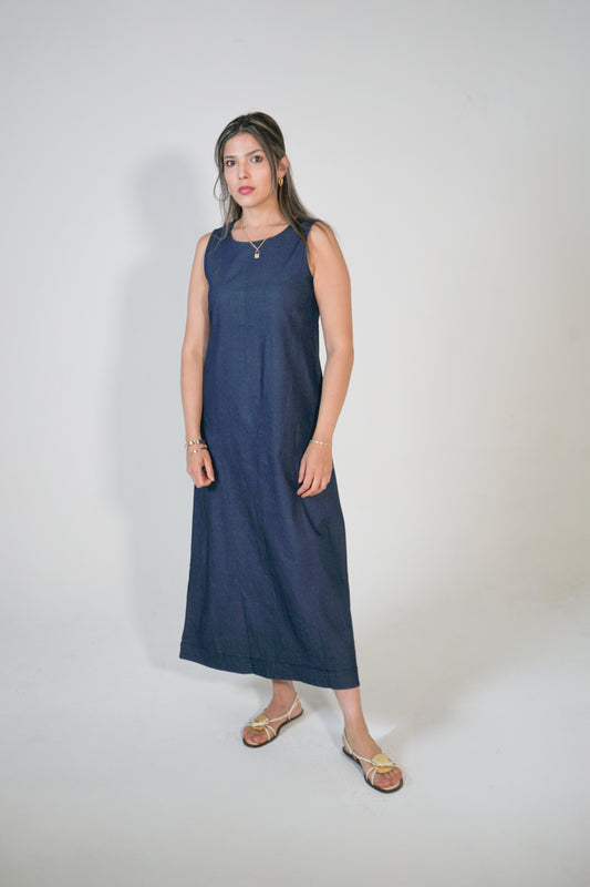 The Haven Blue Denim Dress